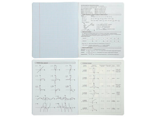 Зошит ZiBi предметний GRADIENT 48 аркушів клітинка, алгебра (ZB.1702-02) - Фото 3