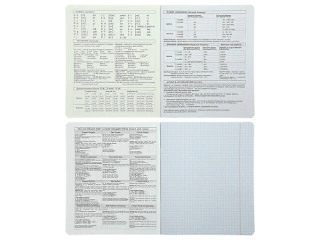 Зошит ZiBi предметний GRADIENT 48 аркушів клітинка, англійська мова (ZB.1702-14) - Фото 2