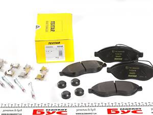 TEXTAR 2446901 Колодки гальмівні (передні) Citroen Jumper/Fiat Ducato/Peugeot Boxer 06- (B