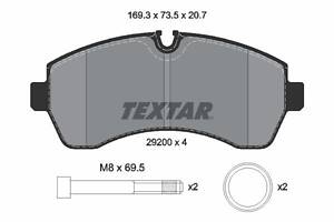 TEXTAR 2920006 Тормозные колодки (передние) MB Sprinter (W907/W910) 18- (Brembo) Q+