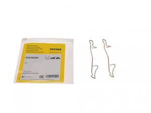 TEXTAR 82029200 Планка супорта (переднього/заднього) прижимна (к-кт) Renault/Opel/Ford/Fiat/Dacia 90- (Teves)