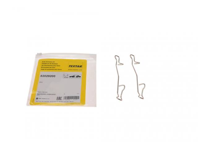 TEXTAR 82029200 Планка супорта (переднього/заднього) прижимна (к-кт) Renault/Opel/Ford/Fiat/Dacia 90- (Teves) - Фото 1