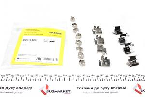 TEXTAR 82074400 Планка супорта (переднього) прижимна (к-кт) Mazda 6 12-/Toyota Rav 4 06-