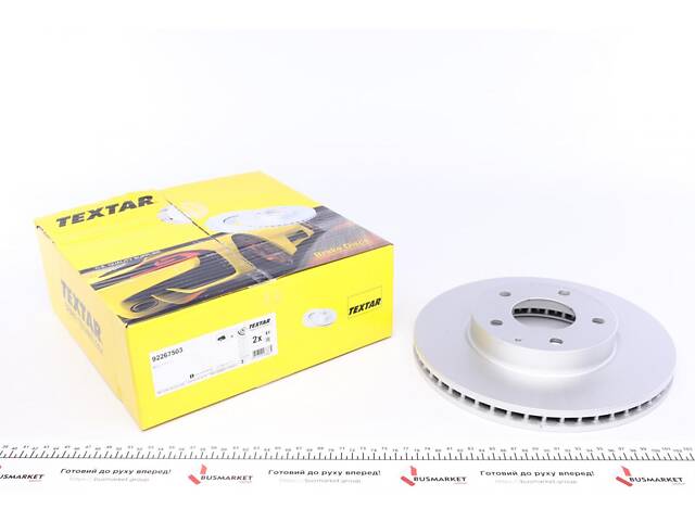 TEXTAR 92267503 Тормозной диск (передний) Mazda 3 13- (280x25) PRO - Фото 1