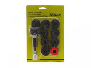 TEXTAR TEX1037 Набір інструментів для очистки шпильок маточини колеса (чистячий шків)