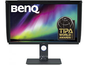 TFT 32' BenQ SW321C, IPS, 4K, 99% Adobe RGB, HDMI, DP, USB Type-C, USB хаб, Card Reader, сірий