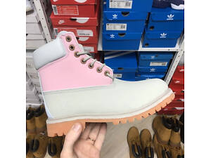 Timberland Grey/Pink (термо) 36 39