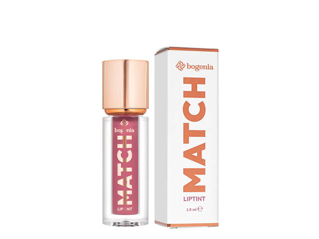 Тинт для губ Match Lip Bogenia Tint (BG714), 001 Светло-вишневый
