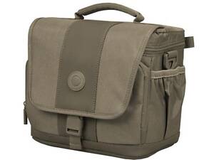 Тканевая сумка наплечная для фотокамеры Continent бежевая