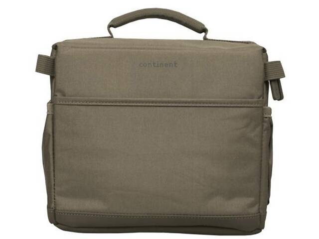 Тканевая сумка наплечная для фотокамеры Continent бежевая - Фото 3