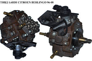 ТНВД 1.6HDI CITROEN BERLINGO 96-08 (СИТРОЭН БЕРЛИНГО) (0445010102, 9656300380, 9683703780, 0986437028, 986437028, 15