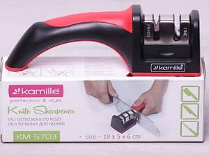 Точилка для ножа 19х5.х6см с двумя видами точил DP38297 Kamille