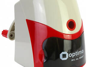 Точилка Optima Механічна для олівця з автоматичною подачею, червона (O40697)