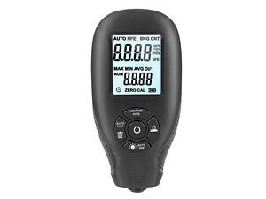 Толщиномер краски цифровой No Brand 0-2000 мкм Fe и Nfe Черный (H051219)