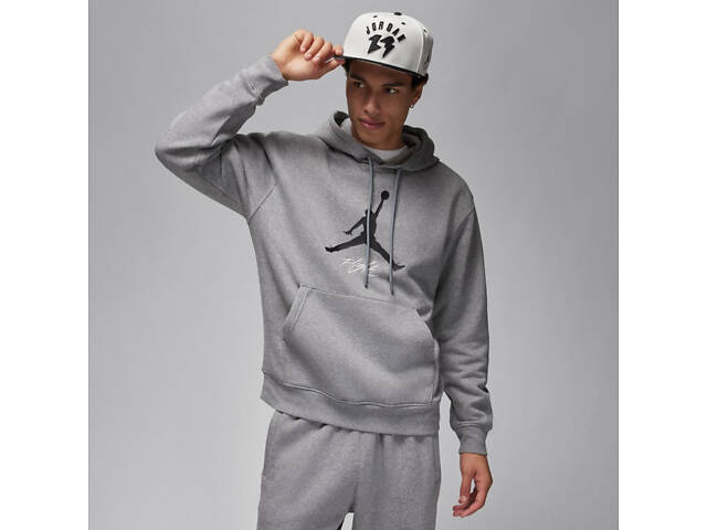 Толстовка JORDAN M J ESS FLC BASELINE HOODIE FD7545-091 - Фото 1