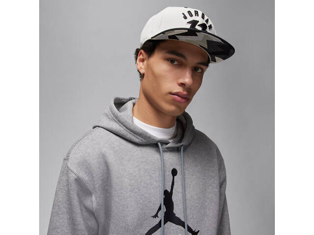 Толстовка JORDAN M J ESS FLC BASELINE HOODIE FD7545-091 - Фото 2