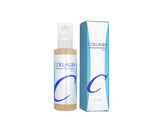 Тональная основа для лица Enough Collagen Moisture Foundation SPF 15 увлажняющая 100 мл № 21 Бежевая