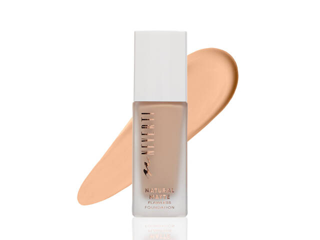 Тональная основа матирующая увлажняющая Neverti Natural Matte (NP302), 005 Vanilla Бронзовая