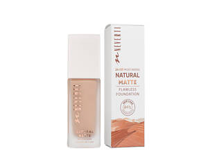 Тональная основа матирующая увлажняющая Neverti Natural Matte (NP302), 004 Карамельная