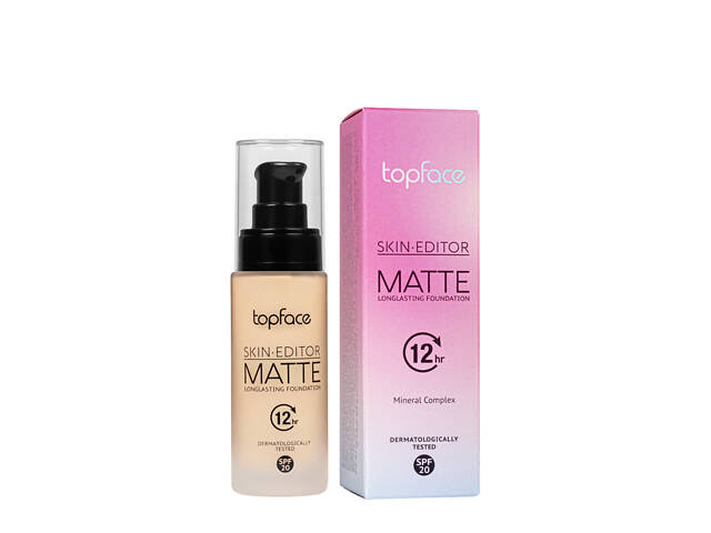 Тональная основа матирующая Topface Skin Editor Matte SPF20 PT465 № 04