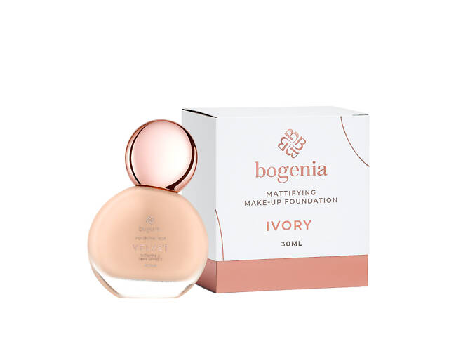 Тональная основа с матирующим эффектом Bogenia Velvet 30 мл BG602