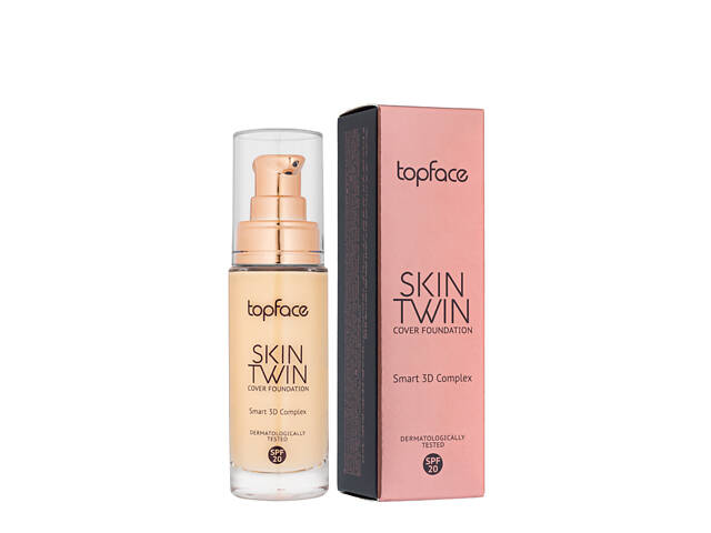 Тональная основа TopFace Skin Twin Cover Foundation SPF20 № 03