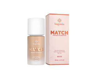 Тональний крем для обличчя Bogenia Match Radiant Foundation (BG609), 003 Beige Бежевий