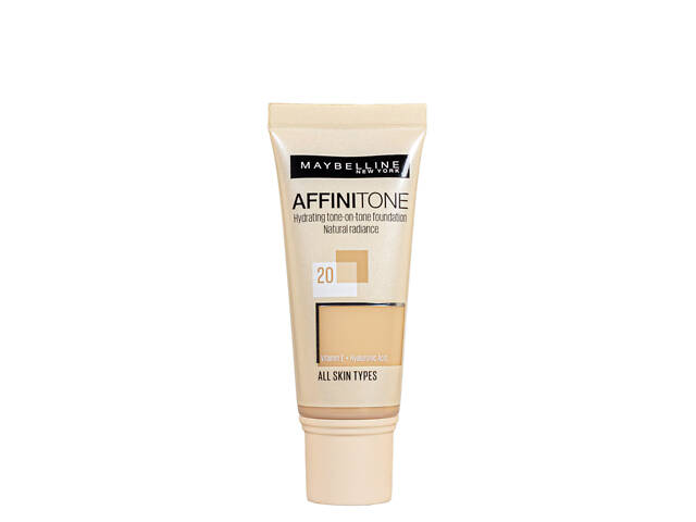 Тональный крем для лица Maybelline New York Affinitone, № 20 Натурально-бежевый