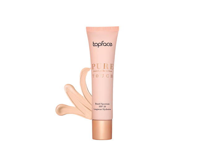 Тональный крем увлажняющий TopFace Pure Touch SPF20 № 02 - Фото 2
