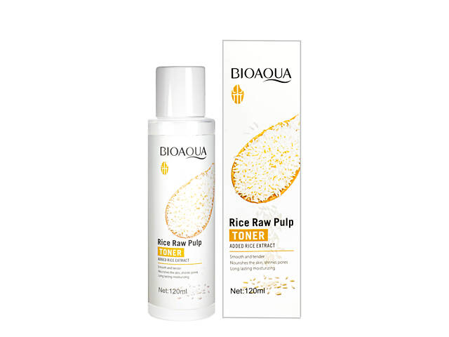 Тонер для лица Bioaqua Rice Raw Pulp Toner с рисовым экстрактом