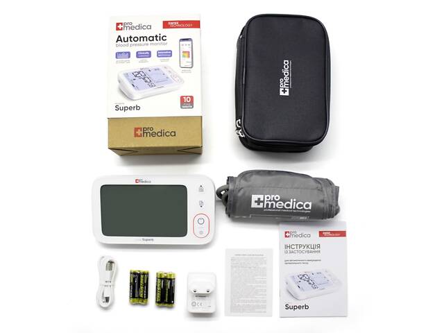 Тонометр автоматичний з адаптером з роз'ємом Type-C Promedica Superb - Фото 1