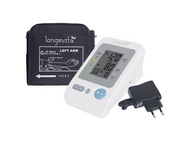 Тонометр Longevita Авт.вимір.артер.тиску LONGEVITA BP-1304 Авт.вимір.артер.тиску (BP-1304) - Фото 2