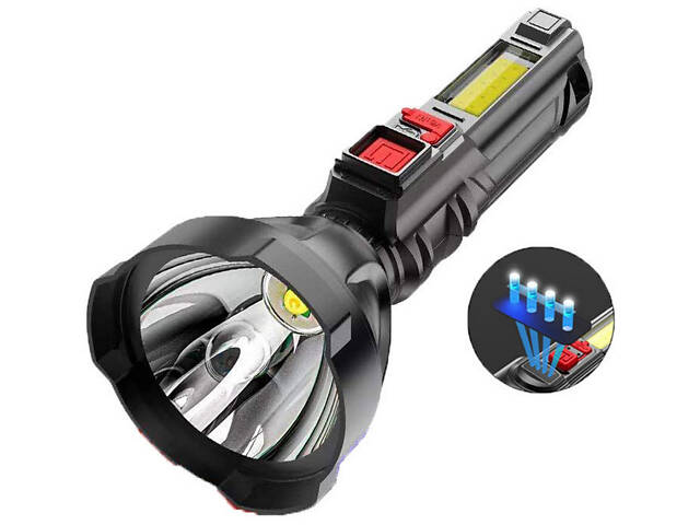 ТОП! Акумуляторний ліхтарик із зарядкою від USB - Фото 9