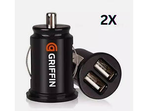 ТОП! Автомобильное зарядное устройство USB x 2 GRIFFIN 2 USB 2.1A