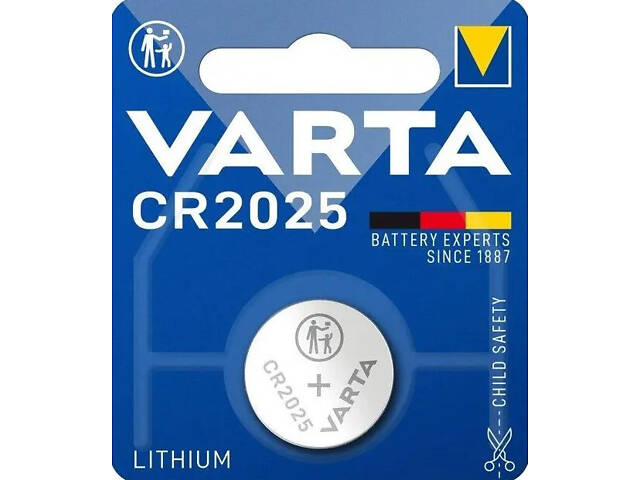 ТОП! Батарейки-Таблетки Varta CR2025 / 3V блистер 1шт. ТОП! Батарейки-Таблетки Varta CR2025 / 3V блистер 1шт.