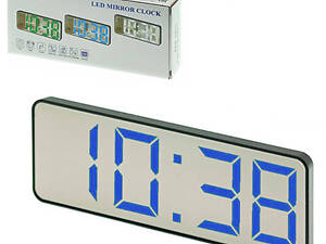 ТОП! Часы электронные VST-898 синий, температура, USB