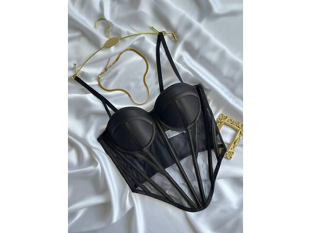 Топ DO3608 чорний 40C - Фото 5