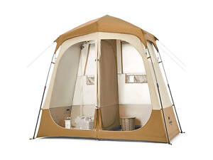 ТОП! Душовий намет зонований Naturehike NH22ZP006, коричневий