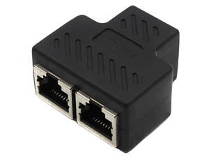 ТОП! Двойник Разветвитель RJ45 LAN 'коробочка'