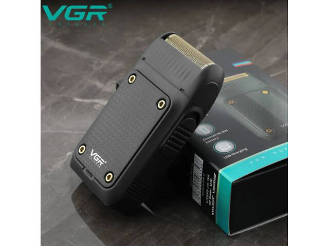 ТОП! Электробритва VGR V-353 Black - Фото 2