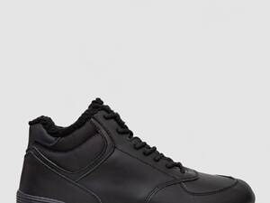 ТОП! Кросівки чоловічі зимові на хутрі, колір чорно-білий, 248RCX700 STILLI 44