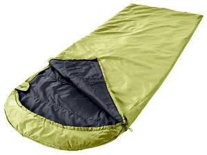ТОП! Літній спальний мішок, спальник +13,6C Rocktrail салатовий з чорним