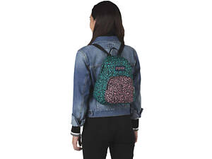 ТОП! Молодіжний рюкзак 10L Jansport Half Pint бірюзовий з рожевим