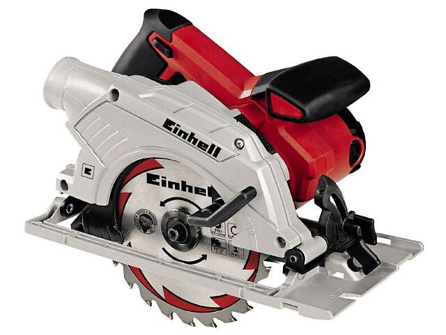 ТОП! Мощная циркулярная пила Einhell TE-CS 165 : 1200 Вт, диск 165x16x2,4 мм / зубьев 24 - Фото 1