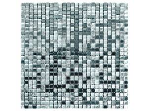 ТОП! Мозаика зеркальная серебро 298х298х4.5 мм SW-00002371 STICKER WALL