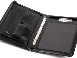 ТОП! Папка-портфель Jpb із еко шкіри чорна