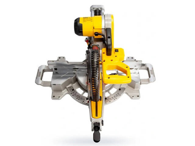 ТОП! Пила торцовочная сетевая DeWALT DWS727: 1675 Вт, глубина реза 150 мм, круг 250 мм - Фото 4