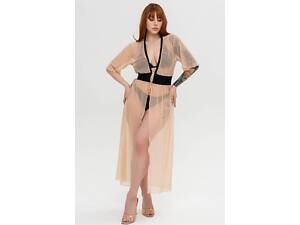 ТОП! Пляжна туніка Flame із захистом SPF30 TOTALFIT PR3-C32-M/L M-L Бежевий Преміум Якість