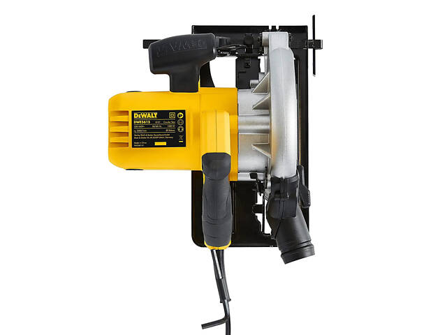 ТОП! Профессиональная пила дисковая сетевая DeWALT DWE5615 : 1500 Вт, диск 190 мм, 5500 об/мин - Фото 5