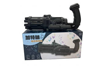 ТОП! Кулемет з мильних бульбашок Мініган GATLING WJ950 / 7934